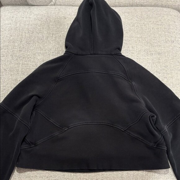 Lululemon Size M/L Black Scuba Oversized Half-Zip Hoodie - Picture 6 of 7